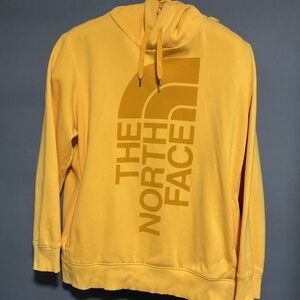 The North Face Trivert Pullover Men's Bright Yellow Logo Hoodie